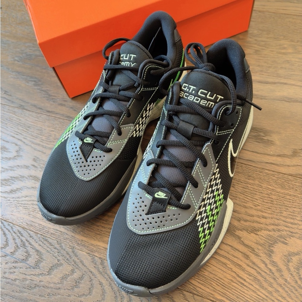 Nike G.T. Cut Academy Men's Basketball Shoes Black Volt FB2599 001